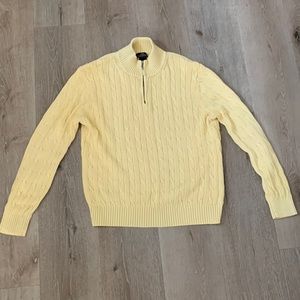 Brooks  Brothers yellow cotton women’s sweater Size  XL